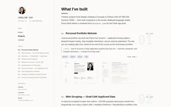 Personal Portfolio Website — Projects