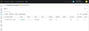 MLOps — Experiment Tracking — W&B Run